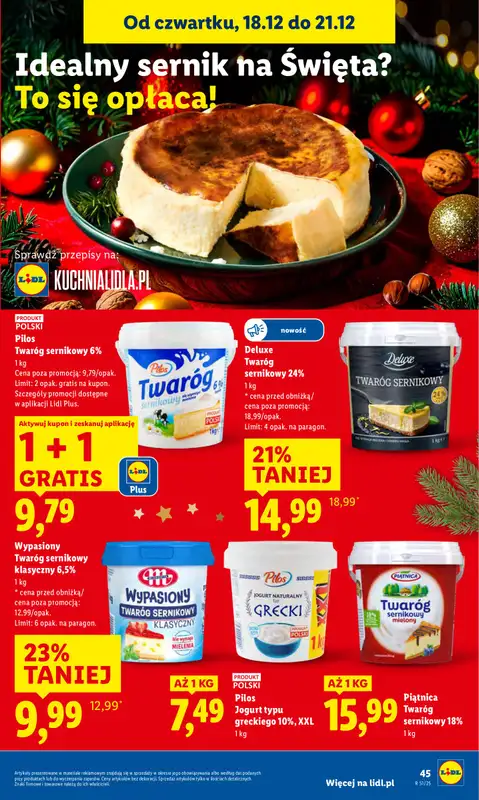 Lidl - gazetka promocyjna Oferta od czwartku od czwartku 18.12 do niedzieli 21.12 - strona 49
