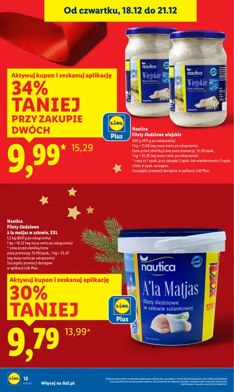 Lidl - gazetka promocyjna Oferta od czwartku od czwartku 18.12 do niedzieli 21.12 - strona 12