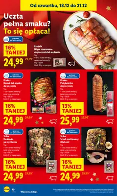 Lidl - gazetka promocyjna Oferta od czwartku od czwartku 18.12 do niedzieli 21.12 - strona 44