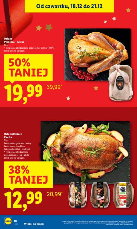 Lidl - gazetka promocyjna Oferta od czwartku od czwartku 18.12 do niedzieli 21.12 - strona 10