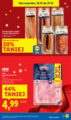 Lidl - gazetka promocyjna Oferta od czwartku od czwartku 18.12 do niedzieli 21.12 - strona 15