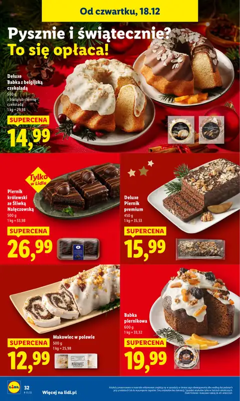 Lidl - gazetka promocyjna Oferta od czwartku od czwartku 18.12 do niedzieli 21.12 - strona 36