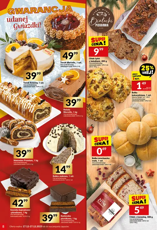 Twój Market - gazetka promocyjna Gazetka od środy 17.12 do soboty 27.12 - strona 8