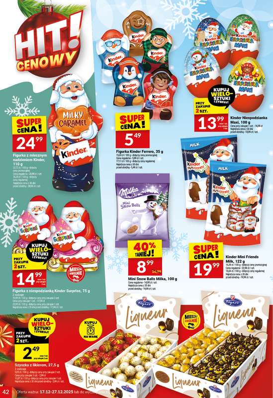 Twój Market - gazetka promocyjna Gazetka od środy 17.12 do soboty 27.12 - strona 42