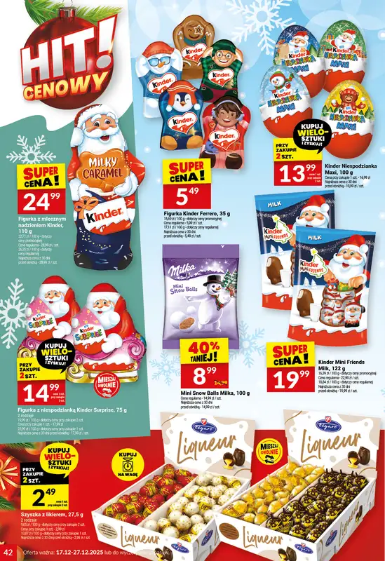 Twój Market - gazetka promocyjna Gazetka od środy 17.12 do soboty 27.12 - strona 42