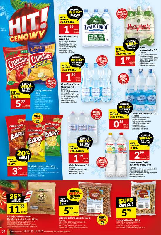 Twój Market - gazetka promocyjna Gazetka od środy 17.12 do soboty 27.12 - strona 34