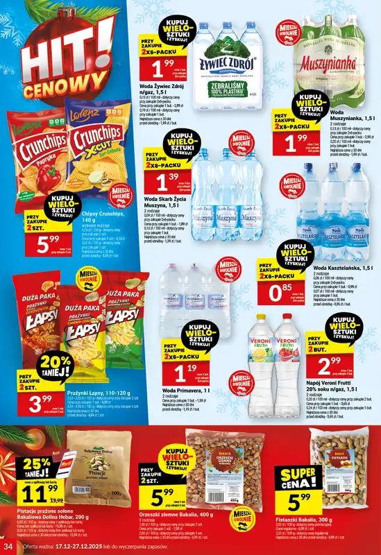 Twój Market - gazetka promocyjna Gazetka od środy 17.12 do soboty 27.12 - strona 34
