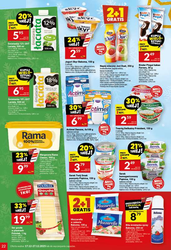 Twój Market - gazetka promocyjna Gazetka od środy 17.12 do soboty 27.12 - strona 22