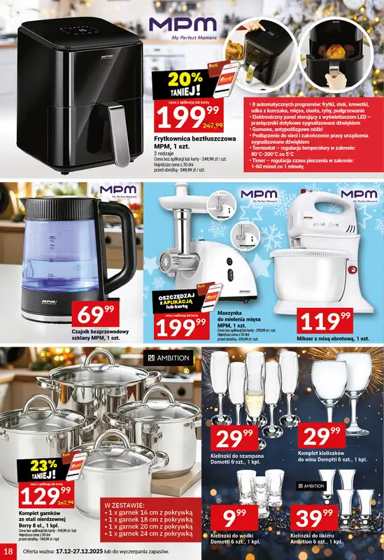 Twój Market - gazetka promocyjna Gazetka od środy 17.12 do soboty 27.12 - strona 18