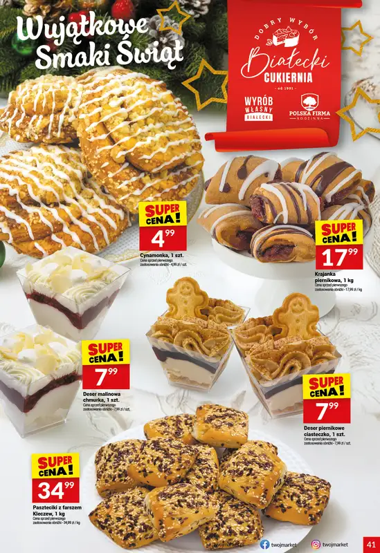 Twój Market - gazetka promocyjna Gazetka od środy 17.12 do soboty 27.12 - strona 41