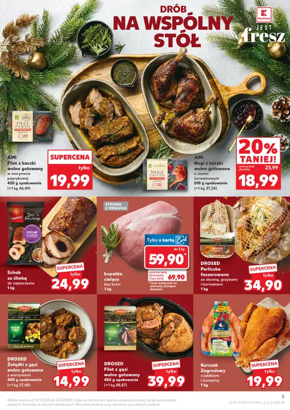 Kaufland - gazetka promocyjna Oferta Kaufland - Smak Świąt od środy 10.12 do wtorku 23.12 - strona 5