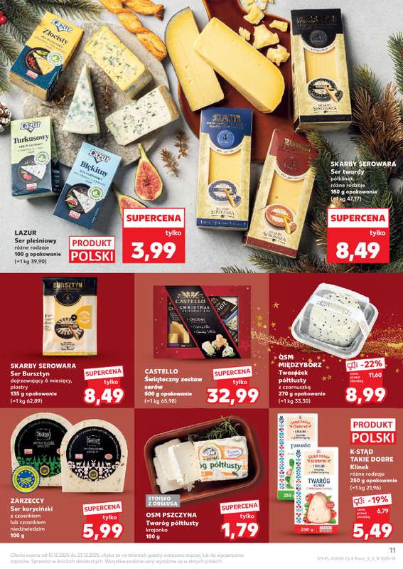 Kaufland - gazetka promocyjna Oferta Kaufland - Smak Świąt od środy 10.12 do wtorku 23.12 - strona 11