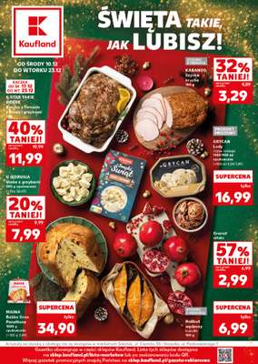 Kaufland - gazetka promocyjna Oferta Kaufland - Smak Świąt od środy 10.12 do wtorku 23.12
