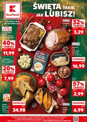 Kaufland - gazetka promocyjna Oferta Kaufland - Smak Świąt od środy 10.12 do wtorku 23.12