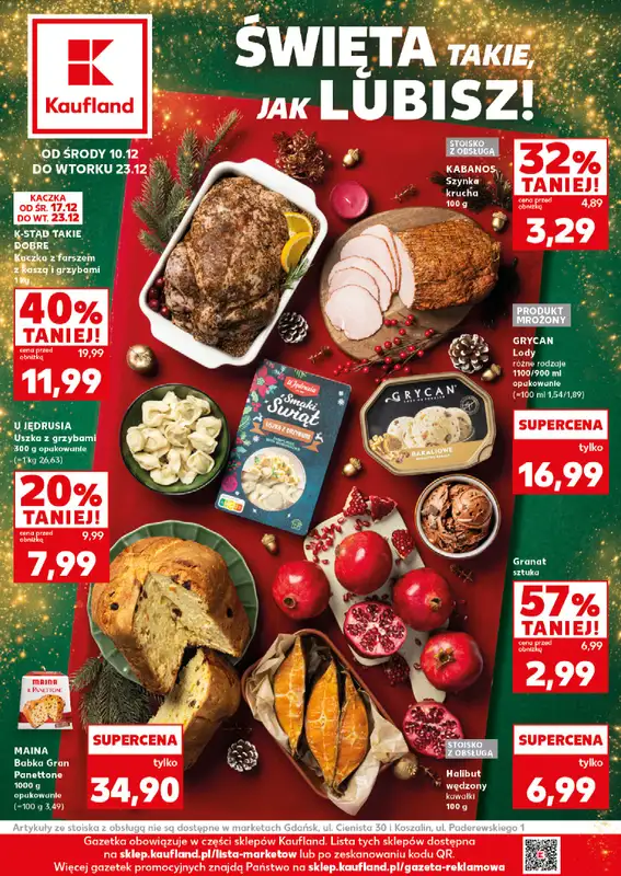 Kaufland - gazetka promocyjna Oferta Kaufland - Smak Świąt  