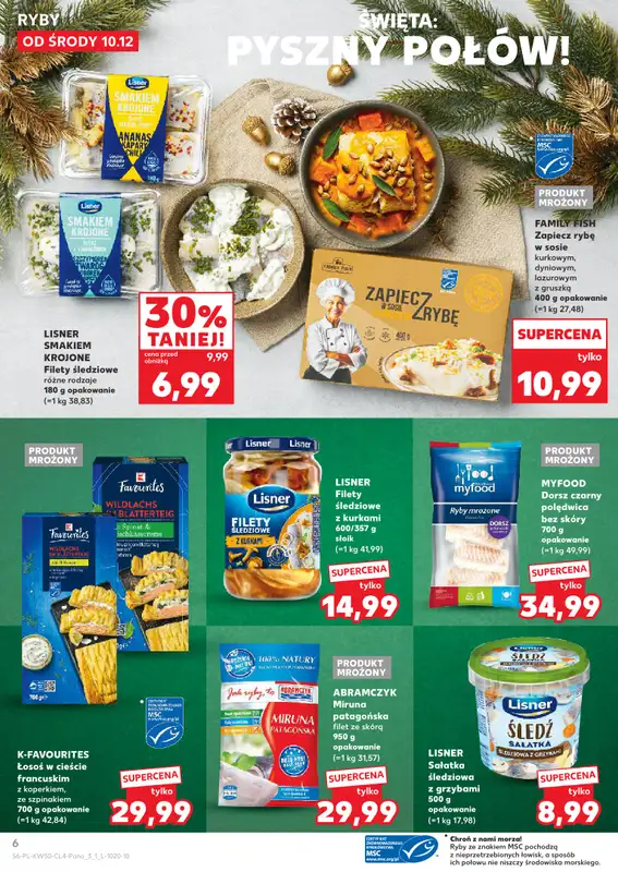 Kaufland - gazetka promocyjna Oferta Kaufland - Smak Świąt od środy 10.12 do wtorku 23.12 - strona 6