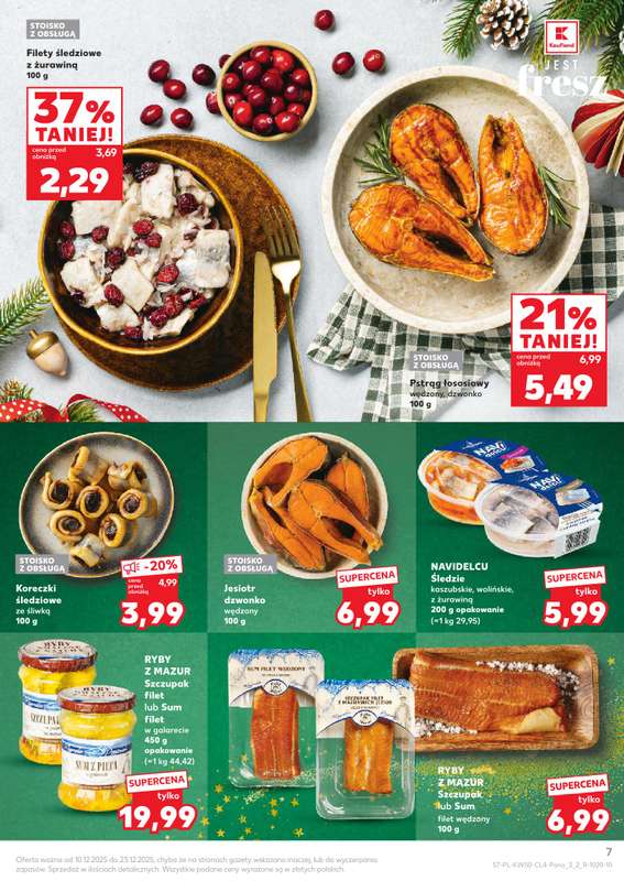 Kaufland - gazetka promocyjna Oferta Kaufland - Smak Świąt od środy 10.12 do wtorku 23.12 - strona 7