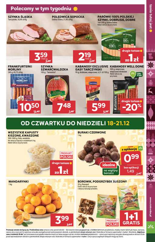 Stokrotka - gazetka promocyjna Gazetka Market od czwartku 18.12 do niedzieli 21.12 - strona 15