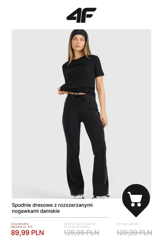 4F - gazetka promocyjna WYPRZEDAŻ aż do -50% od środy 17.12 do środy 31.12 - strona 6