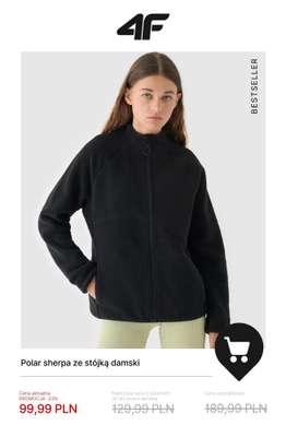 Polar sherpa ze stójką damski