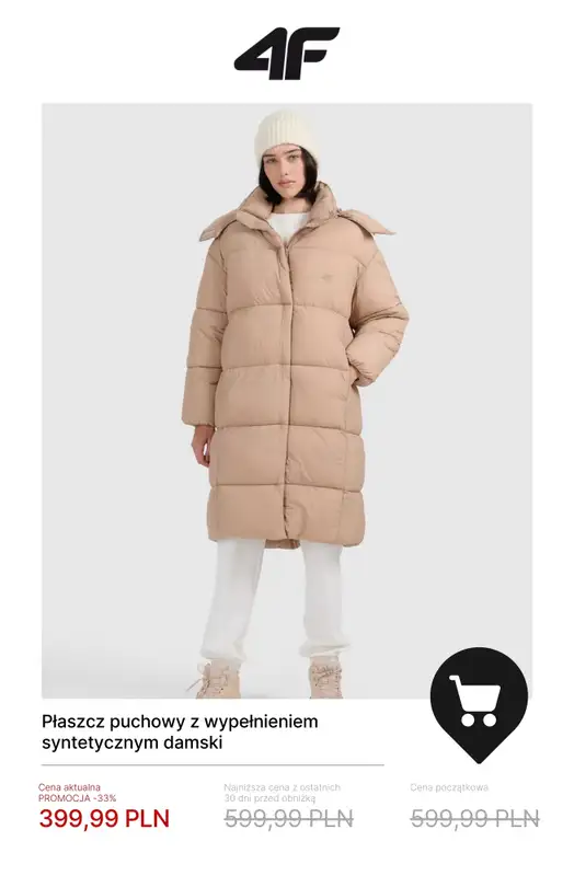 4F - gazetka promocyjna WYPRZEDAŻ aż do -50% od środy 17.12 do środy 31.12 - strona 8