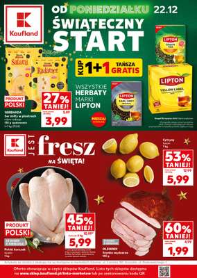 Kaufland - gazetka promocyjna Mocny Start od poniedziałku 22.12 do wtorku 23.12