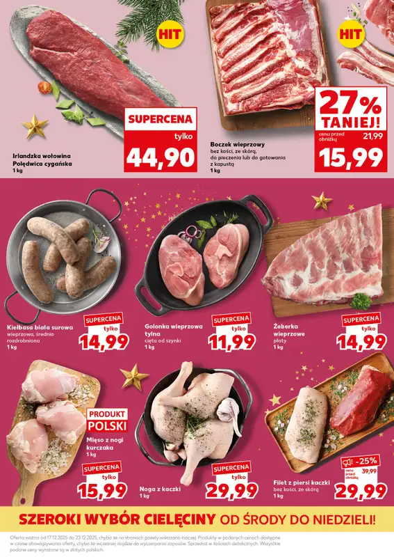 Kaufland - gazetka promocyjna Mocny Start od poniedziałku 22.12 do wtorku 23.12 - strona 17