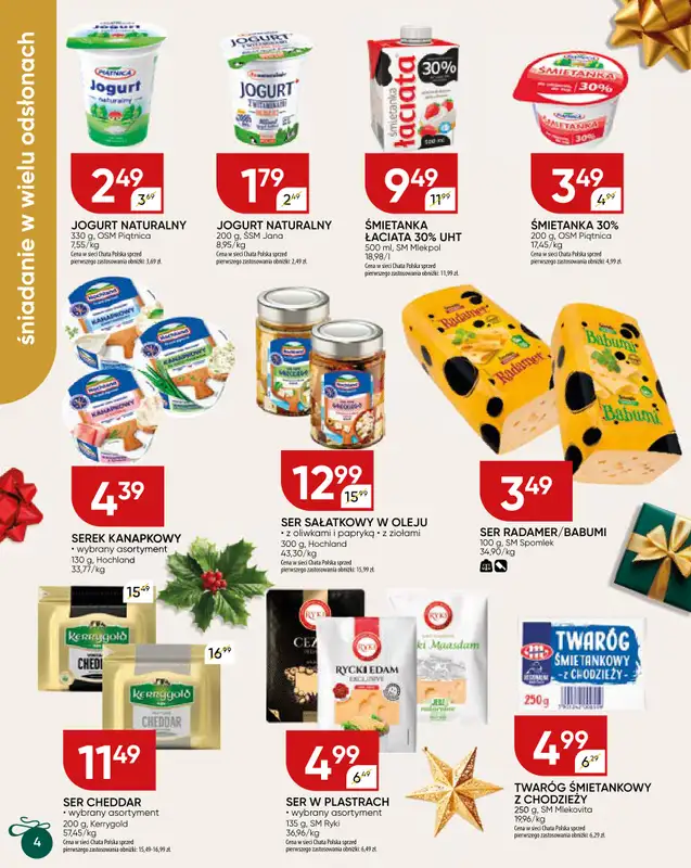 Chata Polska - gazetka promocyjna Katalog od środy 17.12 do wtorku 23.12 - strona 4