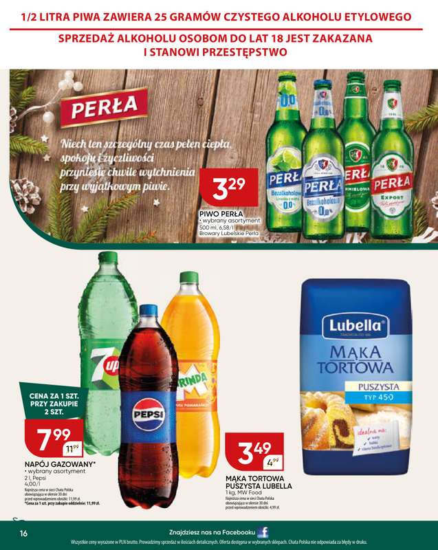 Chata Polska - gazetka promocyjna Katalog od środy 17.12 do wtorku 23.12 - strona 16