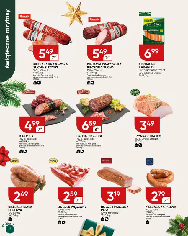 Chata Polska - gazetka promocyjna Katalog od środy 17.12 do wtorku 23.12 - strona 2