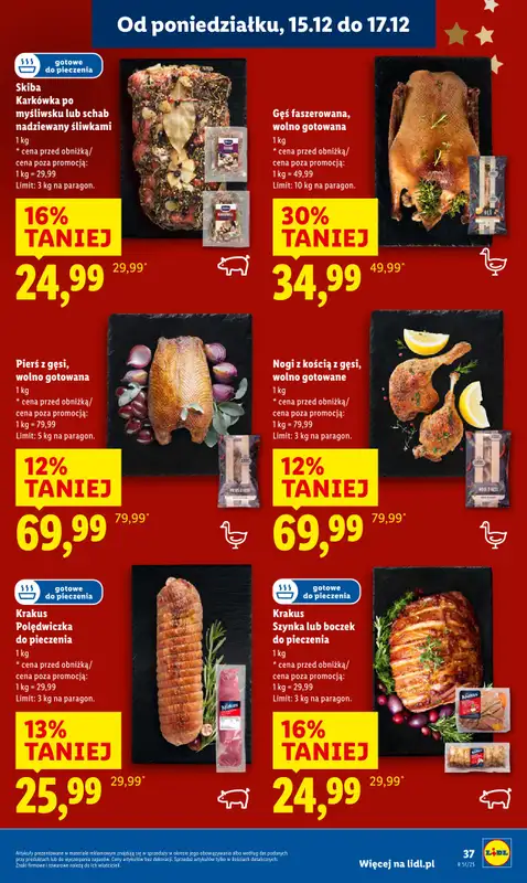 Lidl - gazetka promocyjna Oferta od poniedziałku od poniedziałku 15.12 do środy 17.12 - strona 39