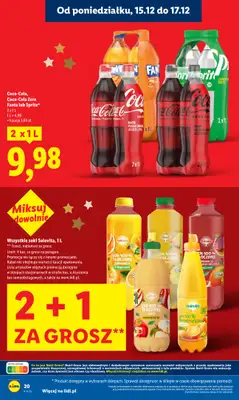 Lidl - gazetka promocyjna Oferta od poniedziałku od poniedziałku 15.12 do środy 17.12 - strona 20