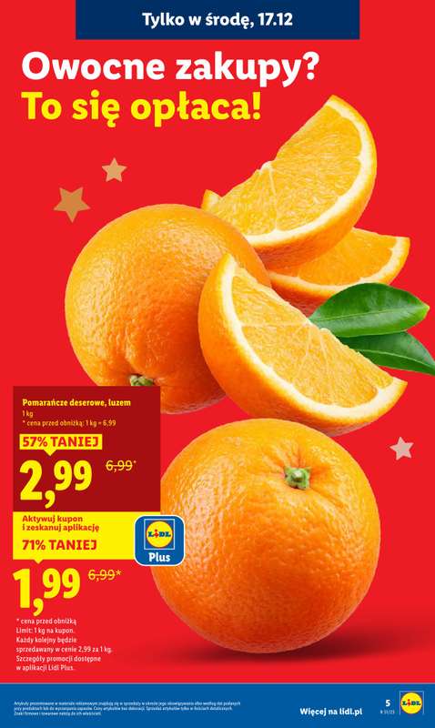 Lidl - gazetka promocyjna Oferta od poniedziałku od poniedziałku 15.12 do środy 17.12 - strona 5