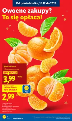 Lidl - gazetka promocyjna Oferta od poniedziałku od poniedziałku 15.12 do środy 17.12 - strona 4