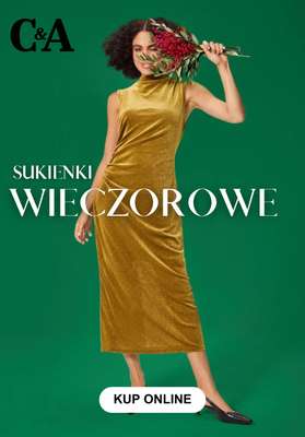 C&A - gazetka promocyjna Sukienki wieczorowe od środy 17.12 