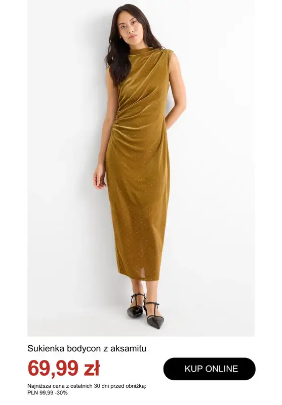 C&A - gazetka promocyjna Sukienki wieczorowe od środy 17.12  - strona 3