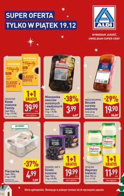 Aldi - gazetka promocyjna Super oferta tylko w piątek 19.12.2025 od piątku 19.12 do piątku 19.12
