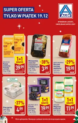 Aldi - gazetka promocyjna Super oferta tylko w piątek 19.12.2025 od piątku 19.12 do piątku 19.12