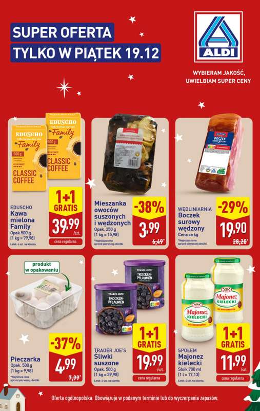 Aldi - gazetka promocyjna Super oferta tylko w piątek 19.12.2025 od piątku 19.12 do piątku 19.12
