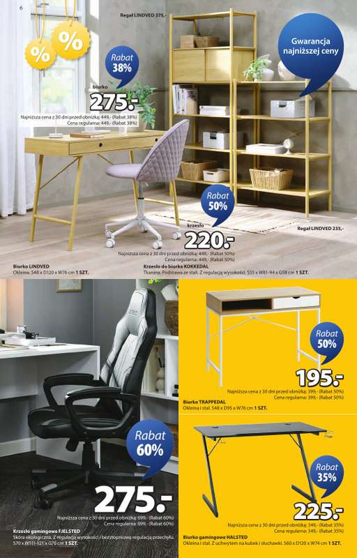 Jysk - gazetka promocyjna Wyprzedaż. Rabat do 70% od środy 31.12 do niedzieli 18.01 - strona 6