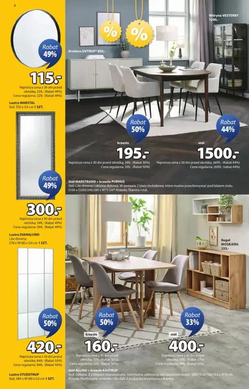 Jysk - gazetka promocyjna Wyprzedaż. Rabat do 70% od środy 31.12 do niedzieli 18.01 - strona 4