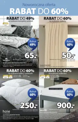 Jysk - gazetka promocyjna Wyprzedaż. Rabat do 70% od środy 31.12 do niedzieli 18.01 - strona 2