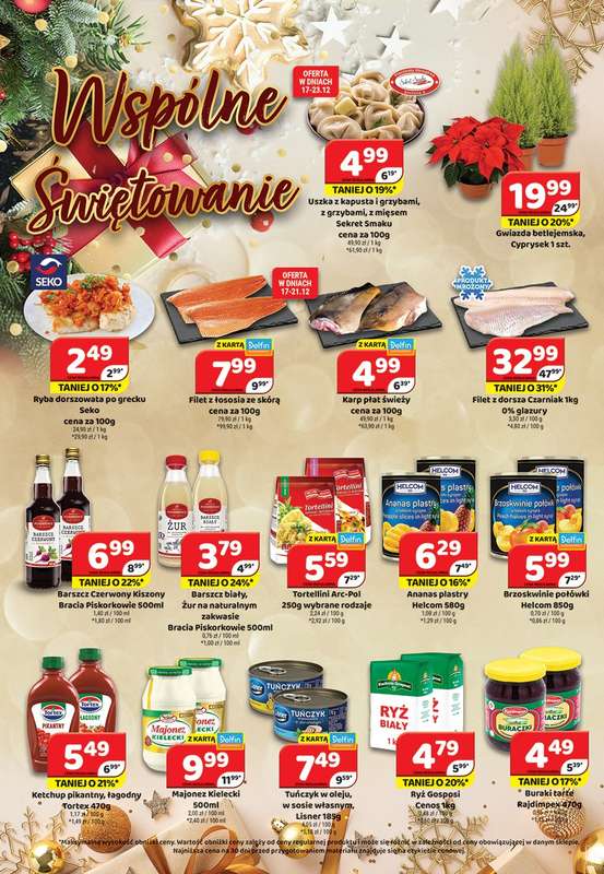 Delfin - gazetka promocyjna Gazetka od środy 17.12 do niedzieli 28.12 - strona 4