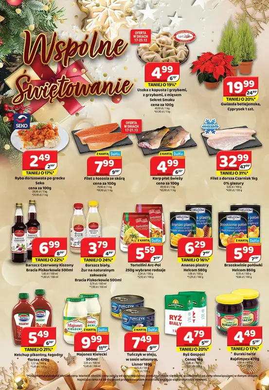 Delfin - gazetka promocyjna Gazetka od środy 17.12 do niedzieli 28.12 - strona 4