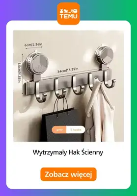 Temu - gazetka promocyjna Przechowywanie i organizacja w domu od środy 17.12  - strona 9