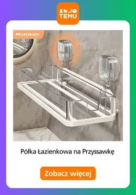 Temu - gazetka promocyjna Przechowywanie i organizacja w domu od środy 17.12  - strona 12