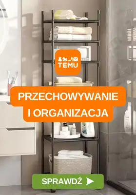 Temu - gazetka promocyjna Przechowywanie i organizacja w domu od środy 17.12 