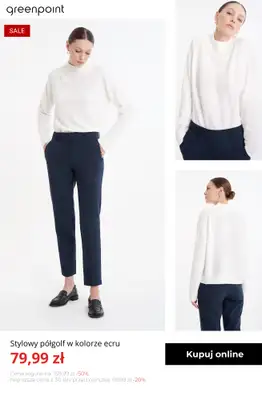 Greenpoint - gazetka promocyjna Zimowe swetry do -50% od środy 17.12  - strona 9