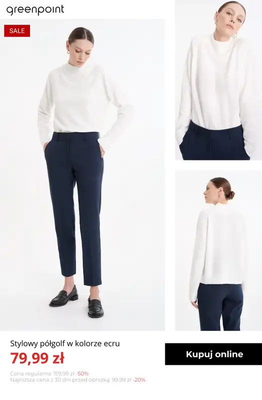 Greenpoint - gazetka promocyjna Zimowe swetry do -50% od środy 17.12  - strona 9