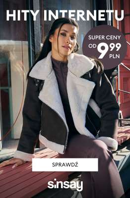 Sinsay - gazetka promocyjna HITY INTERNETU od środy 17.12 